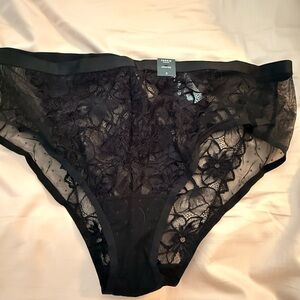 Torrid Black Lace Hipster Panties